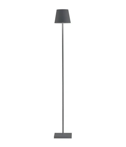 Lampa Podłogowa Czarna LED z Regulowaną Wysokością – Nowoczesna Lampa Stojąca do Wnętrz, Wodoodporna IP54 0