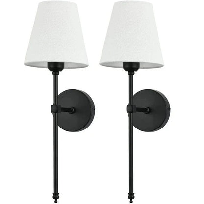 Lampa Ścienna Bezprzewodowa z Eleganckim Abażurem – Kinkiet Ścienny LED w Kolorze Czarnym, Złotym lub Srebrnym 4