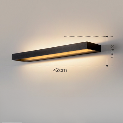 Lampa Ścienna LED Luna z Regulacją Jasności – Nowoczesny Kinkiet Ścienny w Czarnym Kolorze 1