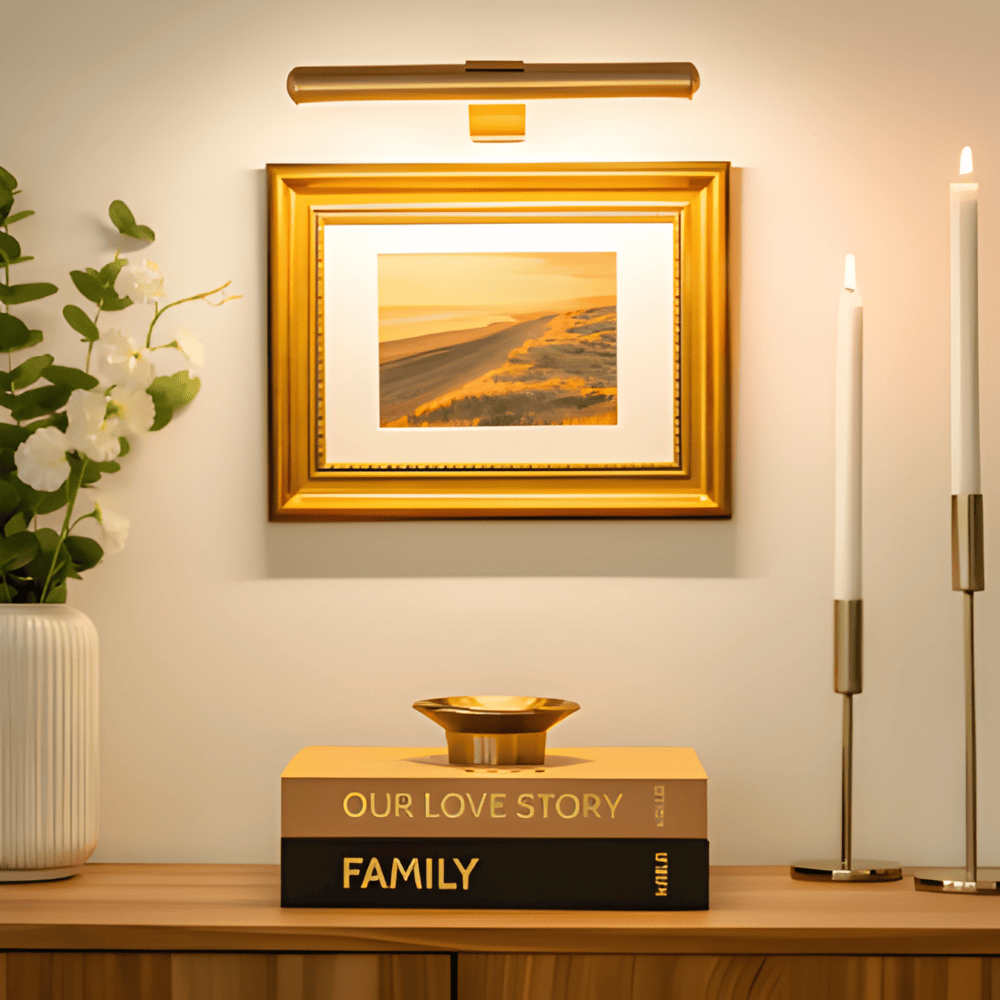 Lampa Ścienna LED Magnilite z Obrotową Głowicą – Bezprzewodowy Kinkiet Ścienny, Energooszczędny, Zdalnie Sterowany, Dimbar 10