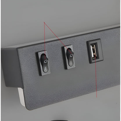 Lampa Ścienna LED Nordic Czarna z Przełącznikiem – Nowoczesny Kinkiet Ścienny do Czytania 8