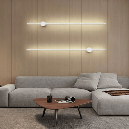 Lampa Ścienna LED w Stylu Skandynawskim z Regulacją – Kinkiet Ścienny z Miękkim Światłem, Czarny Akcent do Wnętrz 2