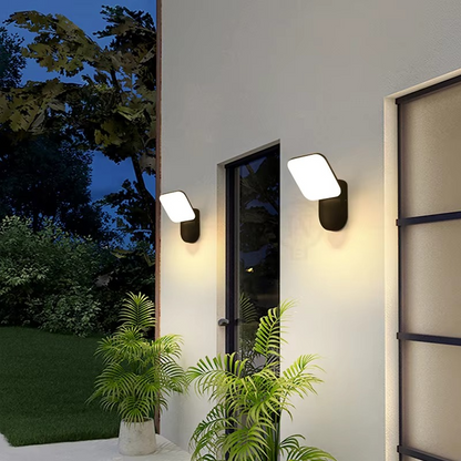 Lampa Ścienna LED z Czujnikiem Ruchu, Energooszczędna Lampa Zewnętrzna z Automatycznym Włączaniem, Nowoczesny Kinkiet Ścienny 2