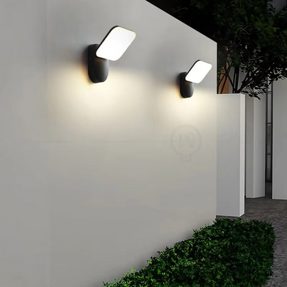 Lampa Ścienna LED z Czujnikiem Ruchu, Energooszczędna Lampa Zewnętrzna z Automatycznym Włączaniem, Nowoczesny Kinkiet Ścienny 4