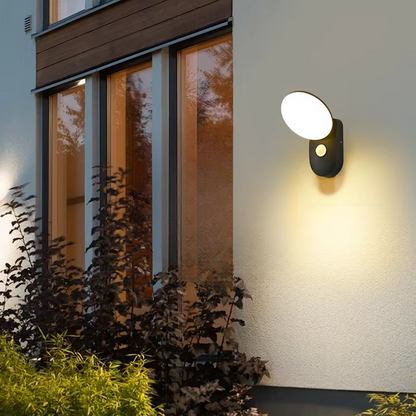 Lampa Ścienna LED z Czujnikiem Ruchu, Energooszczędna Lampa Zewnętrzna z Automatycznym Włączaniem, Nowoczesny Kinkiet Ścienny 5
