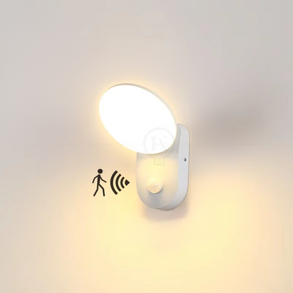 Lampa Ścienna LED z Czujnikiem Ruchu, Energooszczędna Lampa Zewnętrzna z Automatycznym Włączaniem, Nowoczesny Kinkiet Ścienny 9