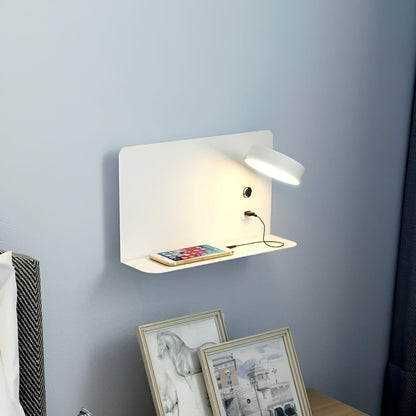 Lampa Ścienna LED z Ładowaniem USB, Ciepłe Światło, Kinkiet Ścienny do Sypialni – Nowoczesny Design, Kompaktowy Rozmiar 5