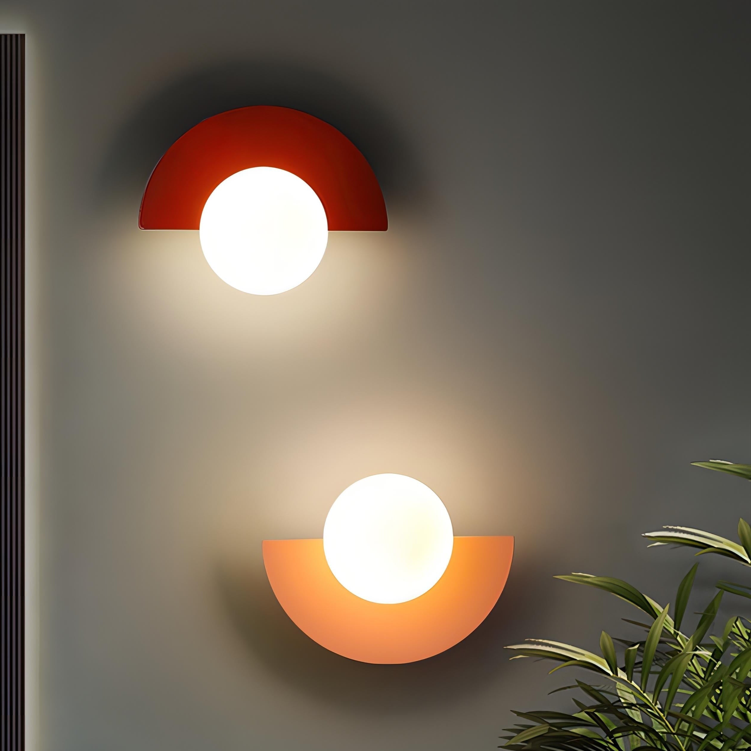 Lampa Ścienna Półokrągła Everest w Stylu Nordyckim – 6 Kolorów do Wyboru 1