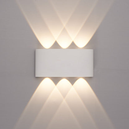 Lampa Ścienna Wodoodporna IP65 w Kolorze Czarnym i Białym – Nowoczesny Kinkiet Ścienny LED do Użytku Zewnętrznego 3