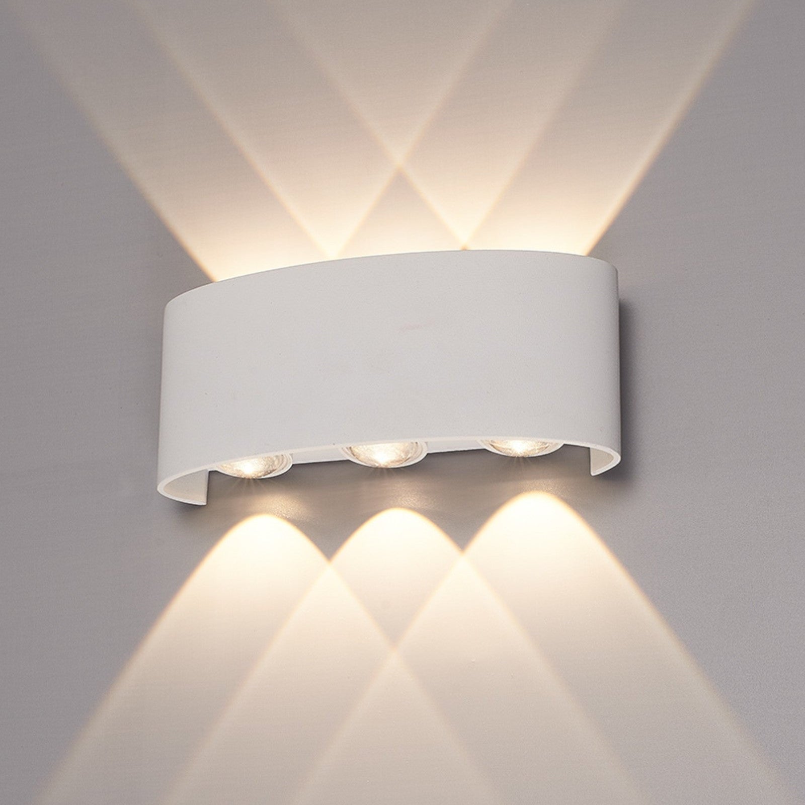 Lampa Ścienna Wodoodporna IP65 w Kolorze Czarnym i Białym – Nowoczesny Kinkiet Ścienny LED do Użytku Zewnętrznego 4