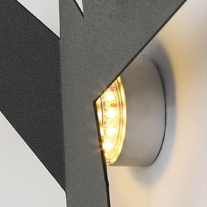 Lampa Ścienna w Kształcie Ptaka z Żelaza – Kreatywny Kinkiet Ścienny do Wnętrz, Kolory: Złoty, Biały, Czarny 6