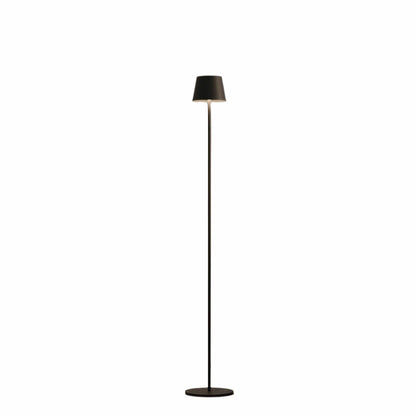 Lampa Stojąca LED Czarna – Regulowana Wysokość do Salonu i na Zewnątrz | Nowoczesne Oświetlenie Bezprzewodowe 0