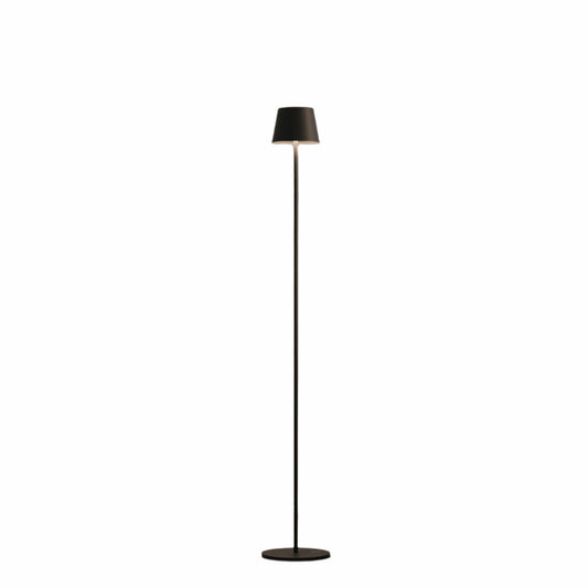 Lampa Stojąca LED Czarna – Regulowana Wysokość do Salonu i na Zewnątrz | Nowoczesne Oświetlenie Bezprzewodowe 0