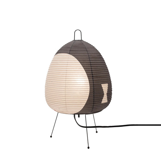 Lampa Stołowa Japońska z Papieru Ryżowego i Żelazną Podstawą – Retro Lampy Stołowe do Salonu i Sypialni 11