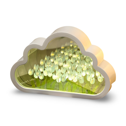 Lampa Stołowa LED Tulip 2 w 1 – Bezprzewodowa Lampka Nocna i Lustro na Baterie do Salonów i Sypialni 9