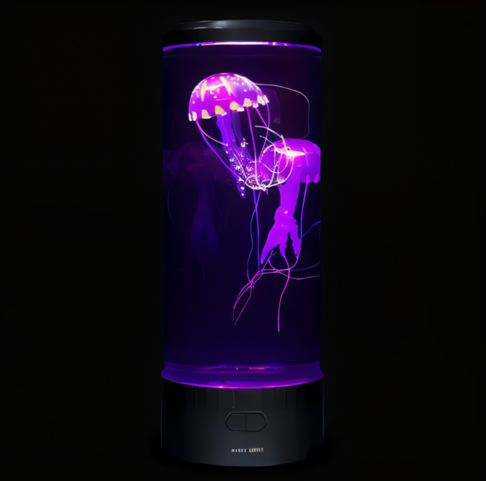 Lampa Stołowa LED z Meduzą – Kolorowe Nocne Światło do Wnętrz, Energooszczędna i Bezpieczna, Idealna do Sypialni i Pokoju Dziecięcego 3
