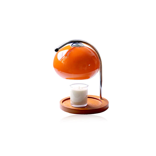Lampa Stołowa Retro z Dimmowaniem – Szklana Lampa Podgrzewająca Świeczki, Elegancki Design do Salonów i Sypialni 0