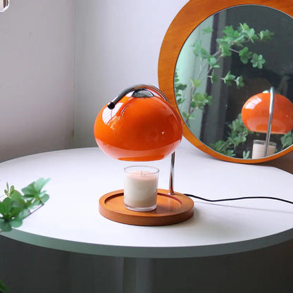 Lampa Stołowa Retro z Dimmowaniem – Szklana Lampa Podgrzewająca Świeczki, Elegancki Design do Salonów i Sypialni 3