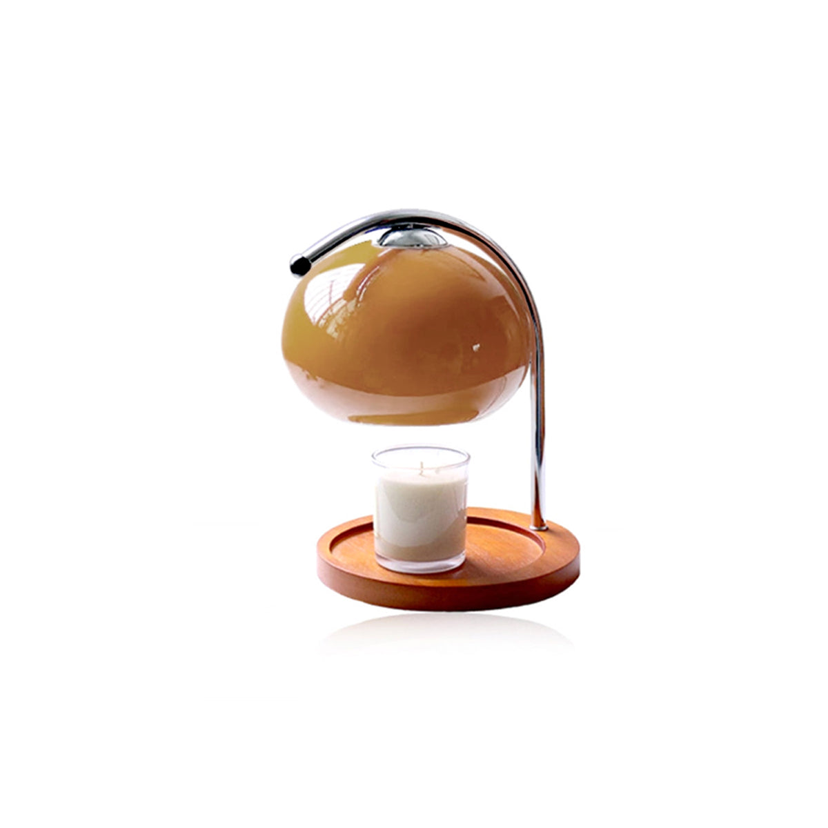 Lampa Stołowa Retro z Dimmowaniem – Szklana Lampa Podgrzewająca Świeczki, Elegancki Design do Salonów i Sypialni 9