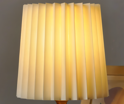 Lampa Stołowa ScandiChic z Drewna LED, Ciepłe Światło, Nowoczesny Design do Salonów i Sypialni 7