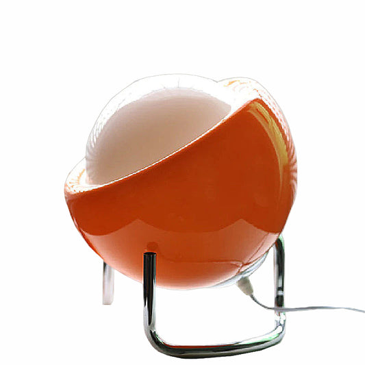Lampa Stołowa Szklana Bauhaus w Kształcie Jajka – Minimalistyczna Lampa do Salonu i Sypialni, Regulowane Oświetlenie LED 0