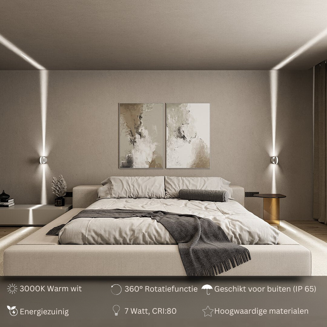 Lampa Sufitowa LED LichtOrbit 360 z Obracanym Głowicą, IP65, Nowoczesna do Wnętrz i na Zewnątrz, 3000K, 230 Lumenów 7