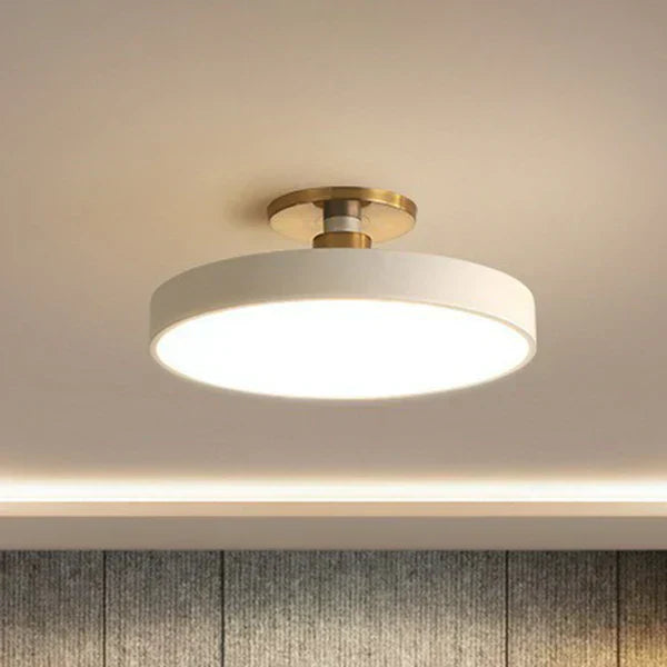 Lampa Sufitowa Minimalistyczna z Akrylu, Półspiralna Konstrukcja – Idealna do Salonu i Sypialni, Energooszczędna Lampy LEDowe Sufitowe 0