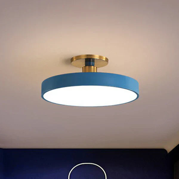 Lampa Sufitowa Minimalistyczna z Akrylu, Półspiralna Konstrukcja – Idealna do Salonu i Sypialni, Energooszczędna Lampy LEDowe Sufitowe 2