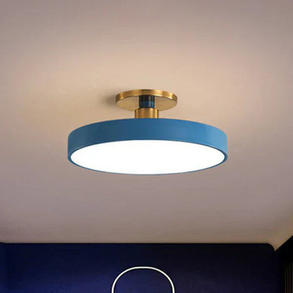 Lampa Sufitowa Minimalistyczna z Akrylu, Półspiralna Konstrukcja – Idealna do Salonu i Sypialni, Energooszczędna Lampy LEDowe Sufitowe 2