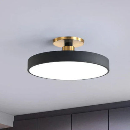 Lampa Sufitowa Minimalistyczna z Akrylu, Półspiralna Konstrukcja – Idealna do Salonu i Sypialni, Energooszczędna Lampy LEDowe Sufitowe 4