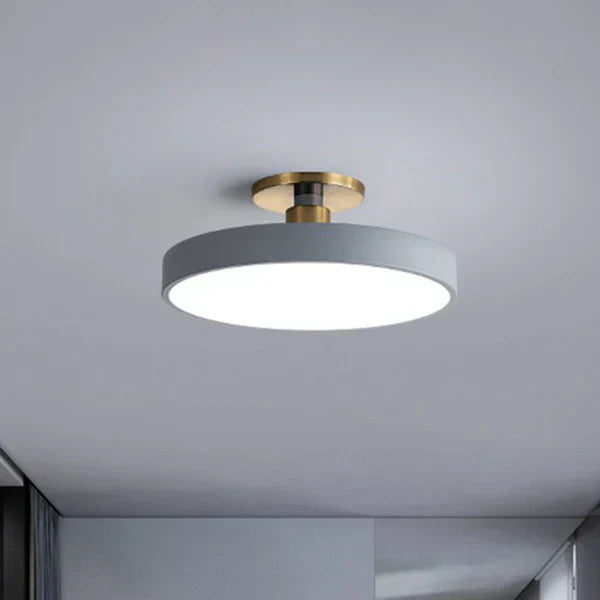 Lampa Sufitowa Minimalistyczna z Akrylu, Półspiralna Konstrukcja – Idealna do Salonu i Sypialni, Energooszczędna Lampy LEDowe Sufitowe 5