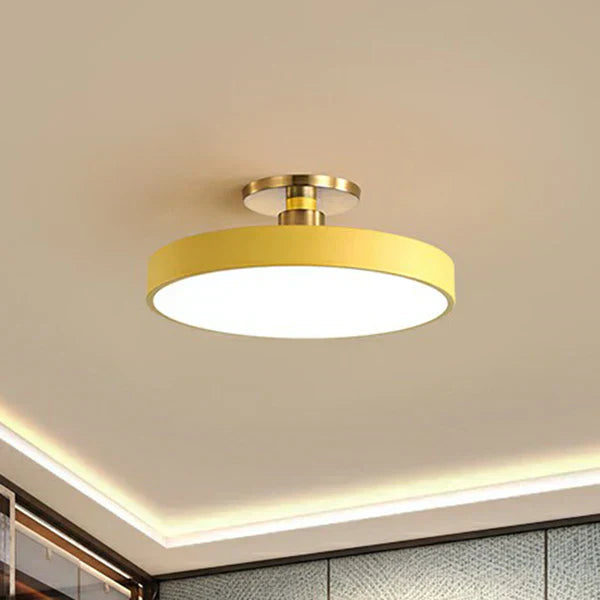 Lampa Sufitowa Minimalistyczna z Akrylu, Półspiralna Konstrukcja – Idealna do Salonu i Sypialni, Energooszczędna Lampy LEDowe Sufitowe 7