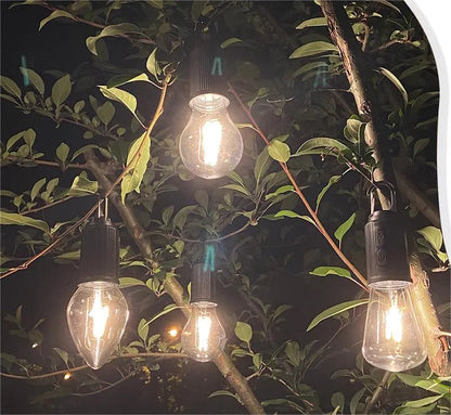 Lampa Wisząca LED z Ładowaniem USB – Nowoczesna, Przezroczysta, Idealna do Biwakowania i Dekoracji Ogrodowej, 3 Poziomy Jasności 2