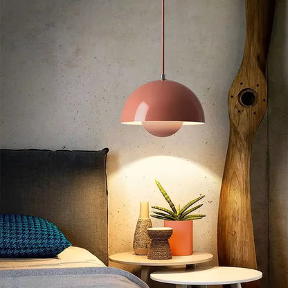 Lampa Wisząca Orbis z Regulacją Jasności – Wielokolorowa Metalowa Lampa do Salonu, Idealna nad Stół, Energooszczędna LED 3