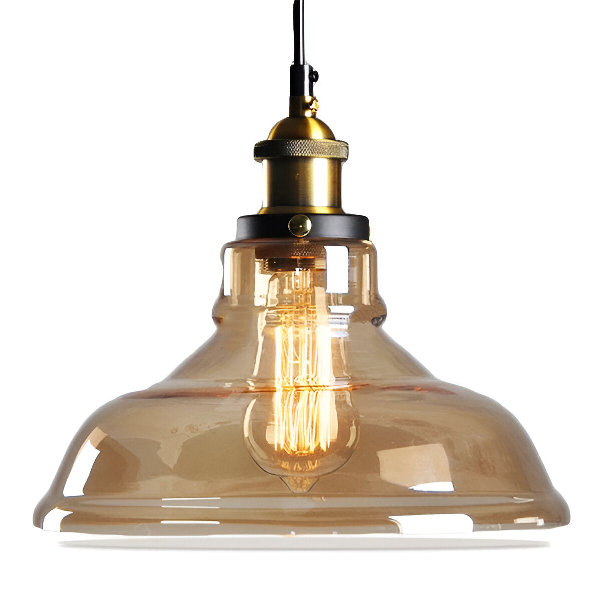 Lampa Wisząca VintaLoft w Stylu Vintage z Dymionym Szkłem – Lampa do Salonu, Lampy Wiszące, Żyrandole do Salonu 10