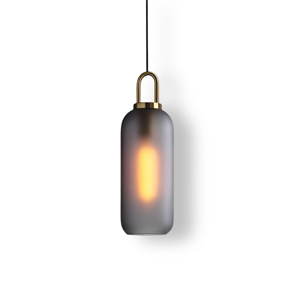 Lampa Wisząca Vintage z Szkła i Żelaza LED – Elegancka Lampa do Salonów i Żyrandoli 0