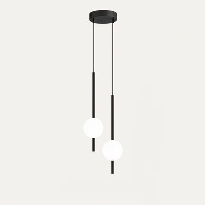 Lampa Wisząca w Skandynawskim Stylu z Metalowym i Szklanym Wykończeniem – Lampa do Salonu 10 cm x 57 cm 7