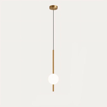 Lampa Wisząca w Skandynawskim Stylu z Metalowym i Szklanym Wykończeniem – Lampa do Salonu 10 cm x 57 cm 8
