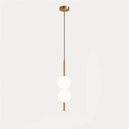 Lampa Wisząca w Skandynawskim Stylu z Metalowym i Szklanym Wykończeniem – Lampa do Salonu 10 cm x 57 cm 9