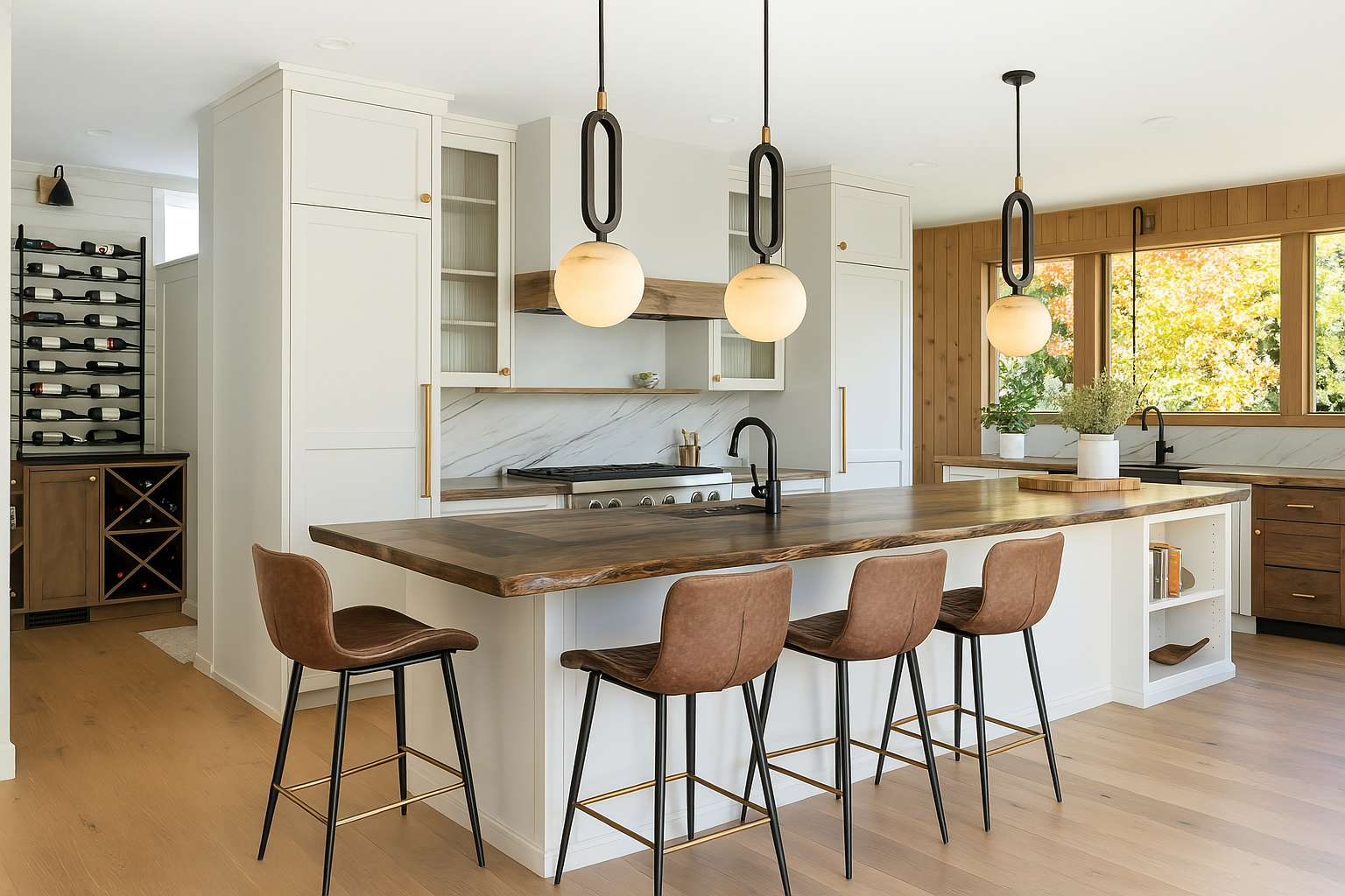 Lampa Wisząca z Naturalnego Marmuru Hulda – Nowoczesna Lampa do Salonu i Jadalni, Oświetlenie Nad Stół, Minimalistyczny Design 6