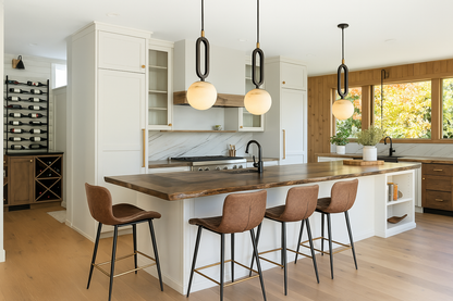 Lampa Wisząca z Naturalnego Marmuru Hulda – Nowoczesna Lampa do Salonu i Jadalni, Oświetlenie Nad Stół, Minimalistyczny Design 6