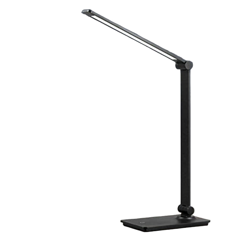 Lampa biurkowa LED z regulowanym ramieniem – Dotykowe sterowanie, 3 poziomy jasności, idealna do biura i sypialni 0