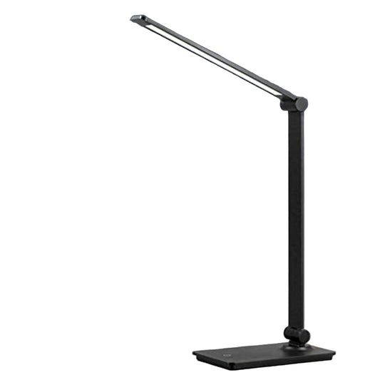 Lampa biurkowa LED z regulowanym ramieniem – Dotykowe sterowanie, 3 poziomy jasności, idealna do biura i sypialni 0