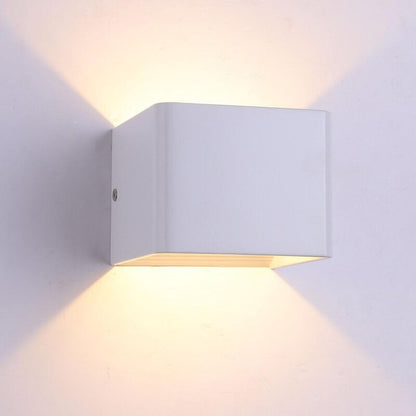 Lampa ścienna LED z aluminium – Nowoczesny kinkiet ścienny do salonu i sypialni, wielokolorowe oświetlenie, łatwy montaż 0