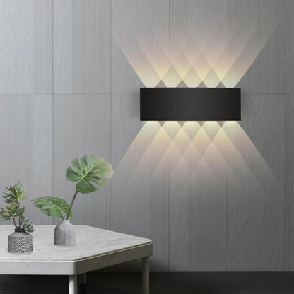 Lampa ścienna Stralix – elegancka lampa LED do użytku wewnątrz i na zewnątrz, wodoodporna i energooszczędna 6