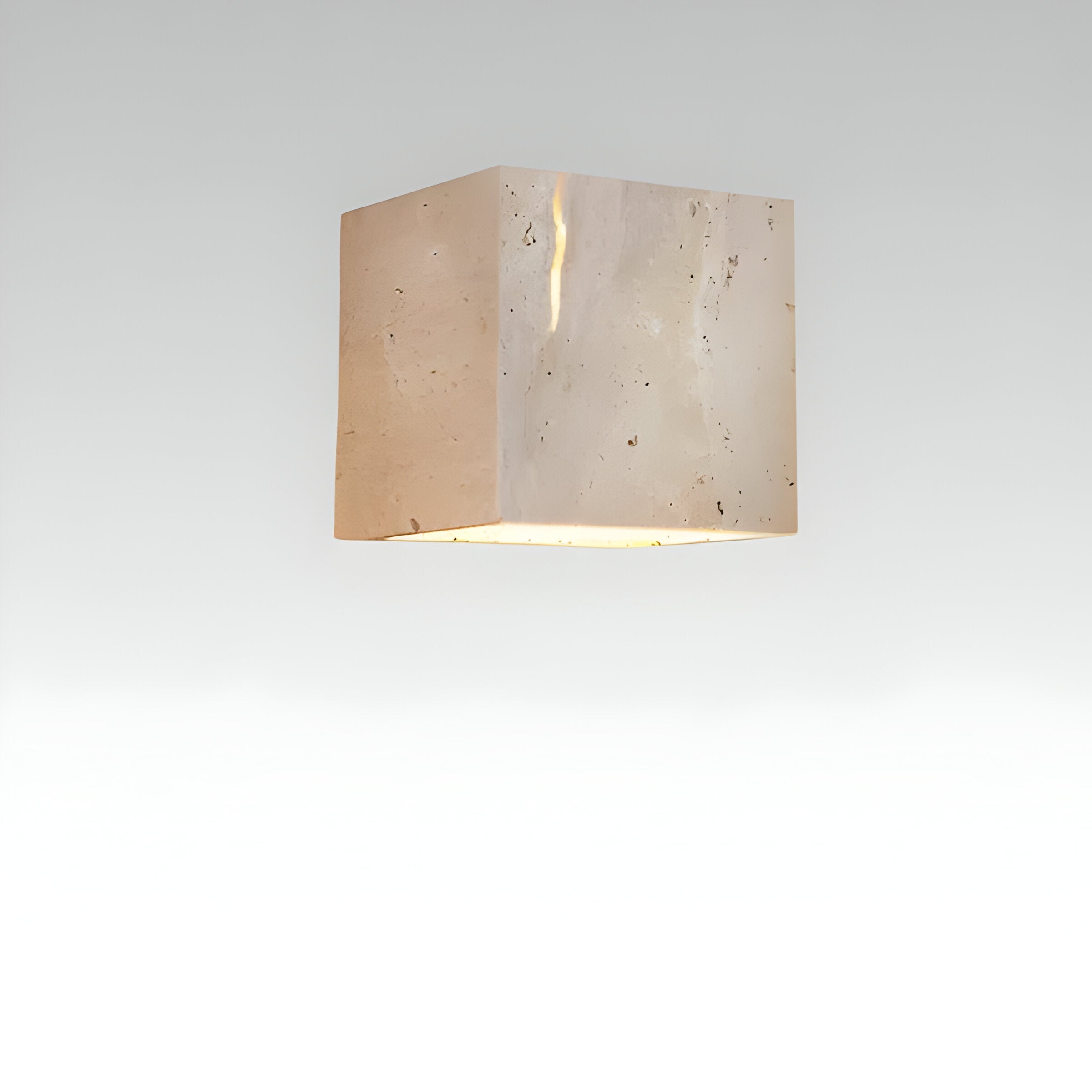 Lampa ścienna z travertynu LED – Elegancka lampa na ścianę do wnętrz i na zewnątrz, odporna na warunki atmosferyczne 0