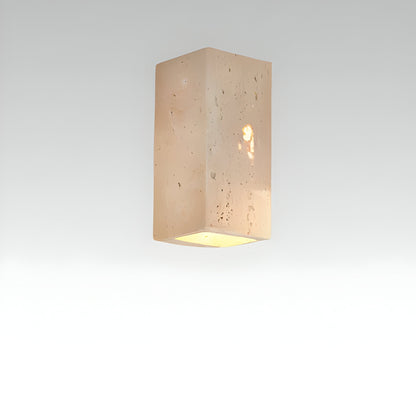 Lampa ścienna z travertynu LED – Elegancka lampa na ścianę do wnętrz i na zewnątrz, odporna na warunki atmosferyczne 4