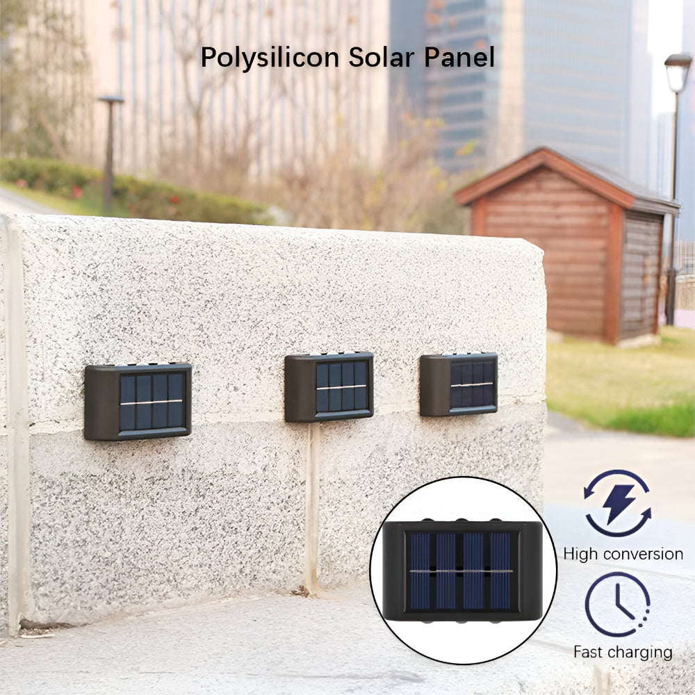 Lampa ścienna zewnętrzna Rætta – zasilana energią słoneczną, wodoodporna lampa ogrodowa [lampa ścienna zewnętrzna] 2