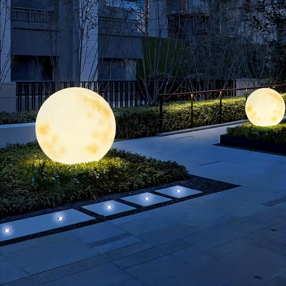 Lampa solarna LunaSol Garden – magiczny księżycowy design do oświetlenia zewnętrznego [lampy solarne ogrodowe] 6