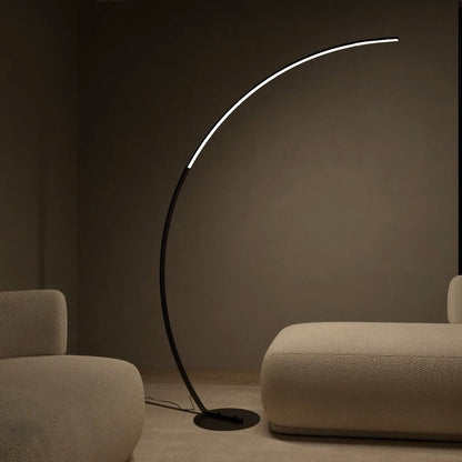 Lampa stojąca LED czarna – Nowoczesna lampa do salonu z ściemniaczem, idealna do czytania i tworzenia przytulnej atmosfery 8